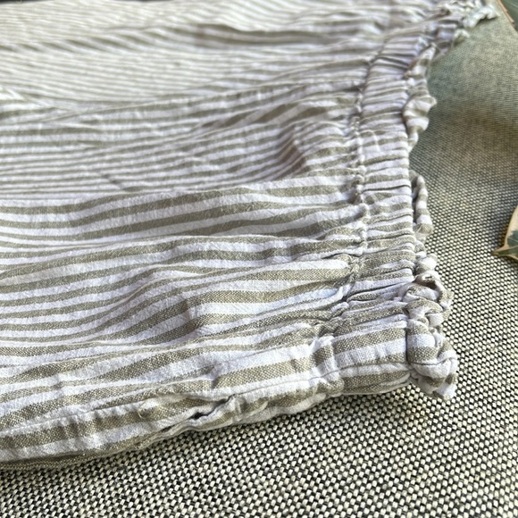 Beach Lunch Lounge Giavanna Stripe Tapered Linen & Cotton Pants , Size: XL - Picture 11 of 17